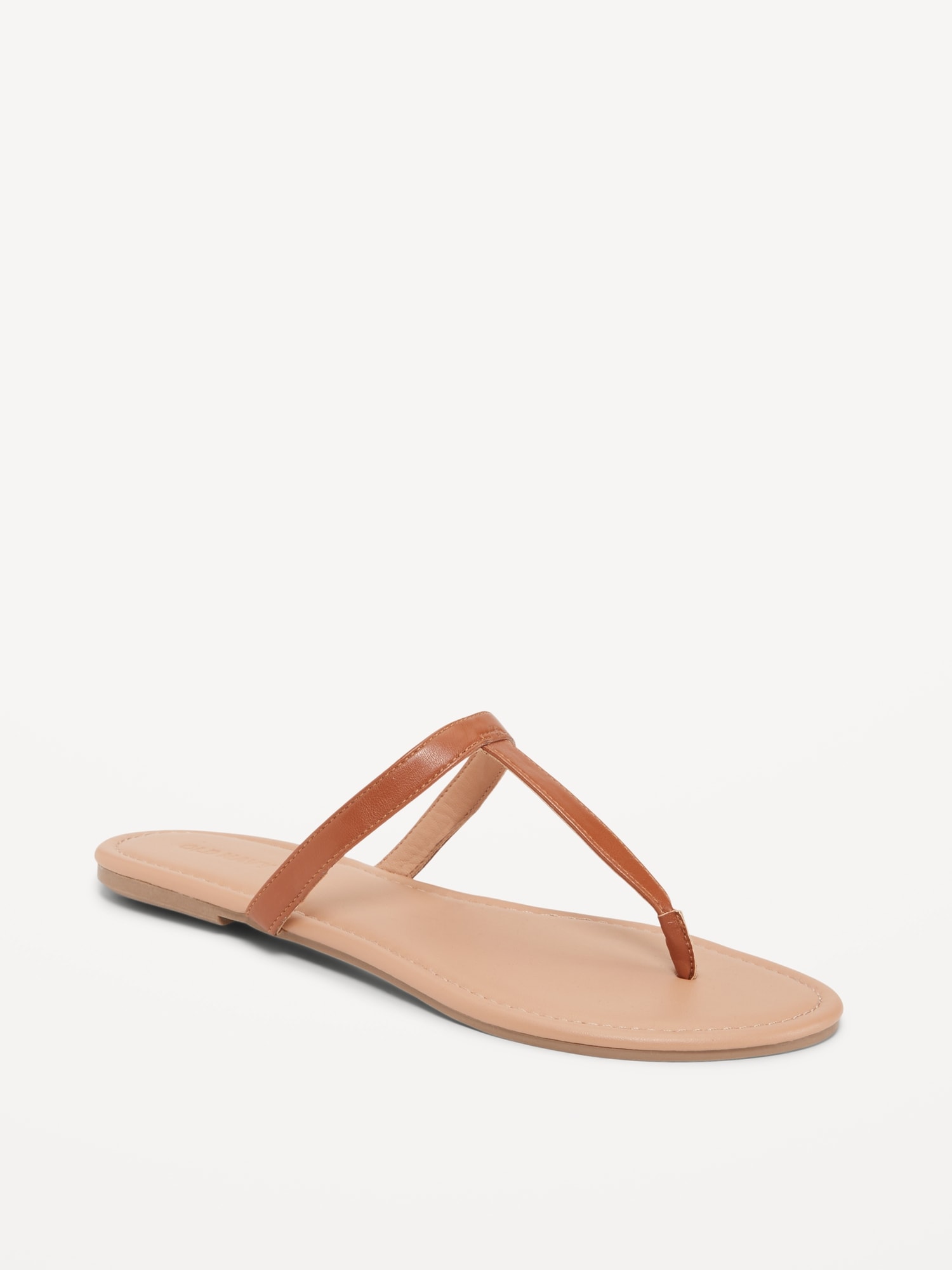 Faux-Leather T-Strap Sandals for Women | Old Navy