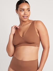 Old Navy V-Neck No-Show Bralette Top for Women