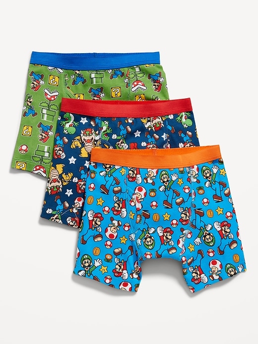 View large product image 1 of 1. Licensed Pop-Culture Boxer-Briefs Underwear 3-Pack for Boys