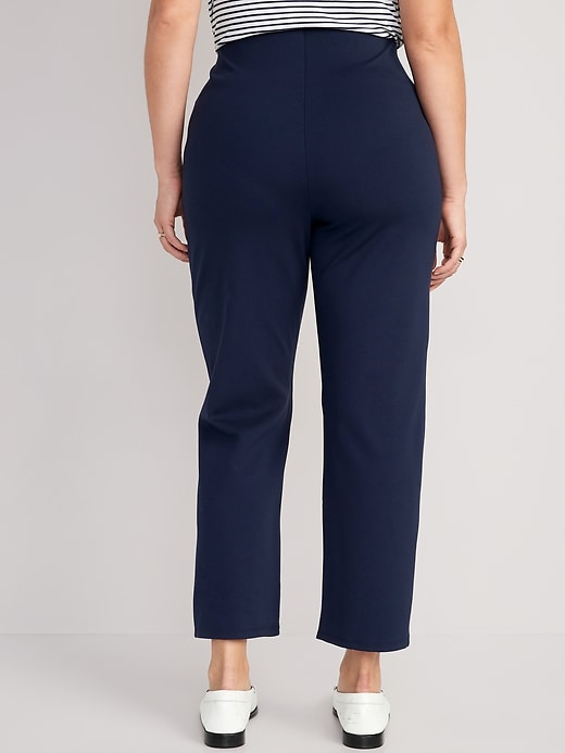 Image number 6 showing, Extra High-Waisted Stevie Straight Ankle Pants