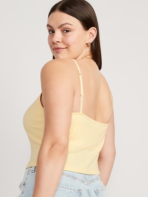 Image number 6 showing, Rib-Knit Crop Tank Top