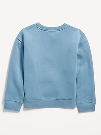 View large product image 3 of 3. Gender-Neutral Licensed Pop-Culture Crew-Neck Sweatshirt for Kids