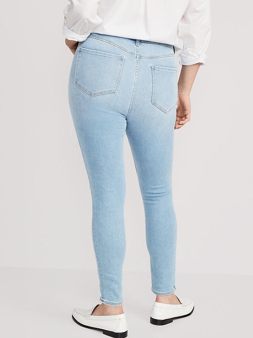 Image number 6 showing, Extra High-Waisted Rockstar 360° Stretch Super-Skinny Jeans