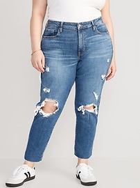 Curvy High-Waisted OG Straight Ankle Jeans