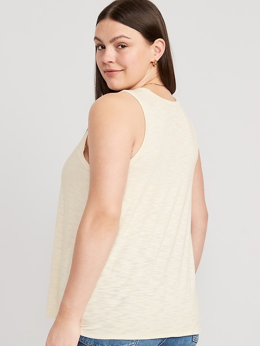 Image number 6 showing, Luxe Slub-Knit Tank Top
