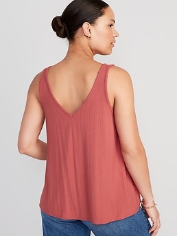 Luxe Sleeveless Swing Top Old Navy