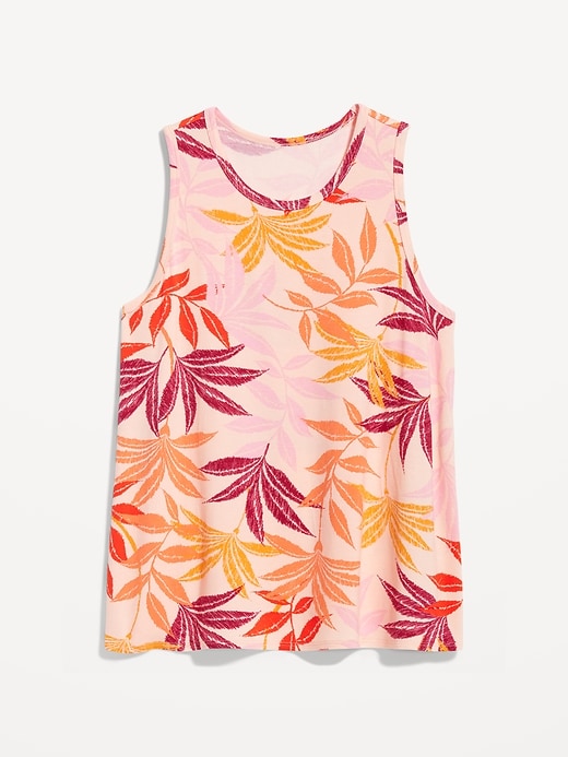 Image number 4 showing, Sleeveless Luxe Floral-Print T-Shirt