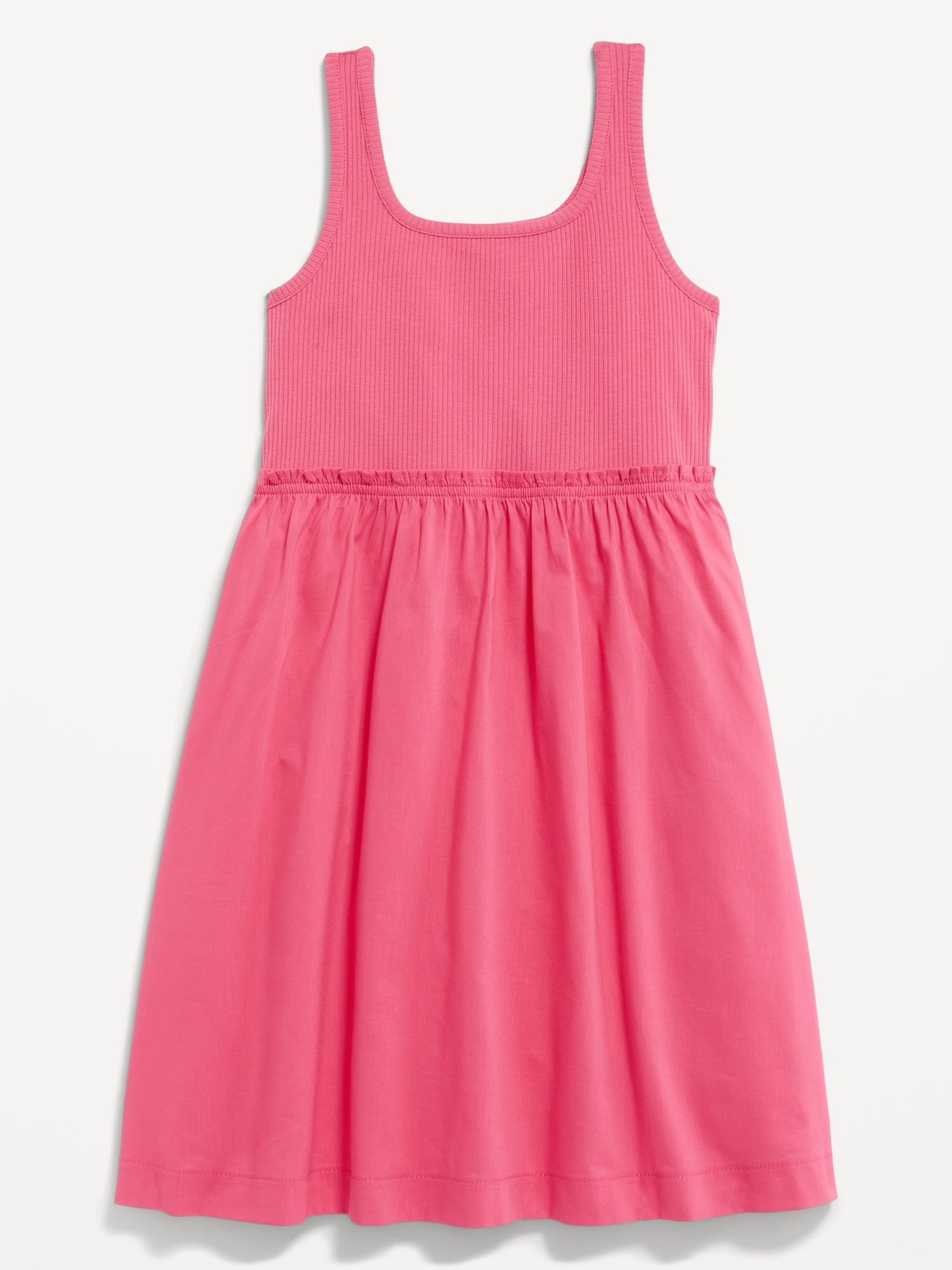 Old Navy Sleeveless Fit & Flare Dress for Girls pink. 1