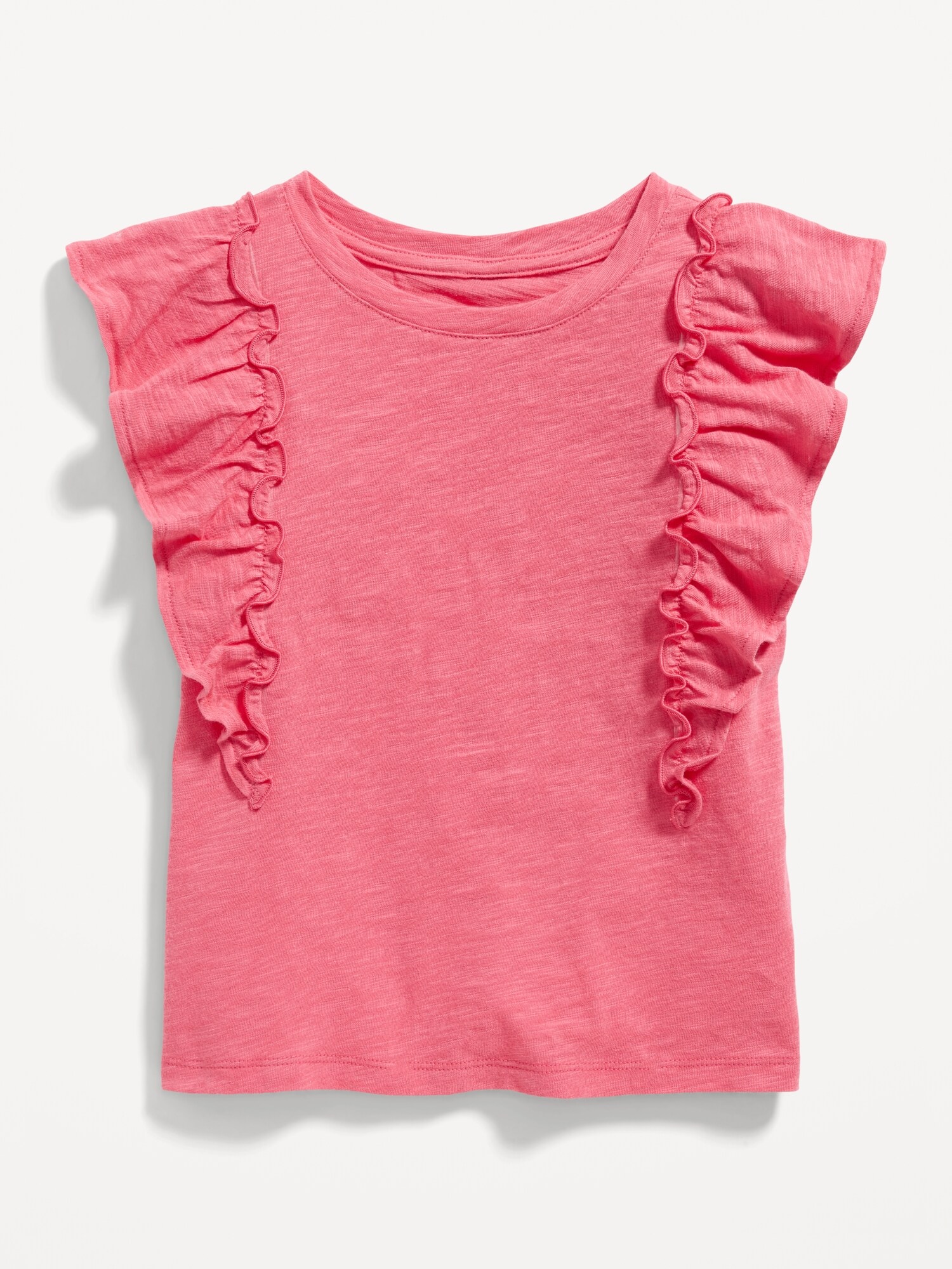 Girls ruffle sleeve top hotsell