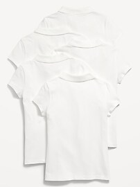 Image number 2 showing, Uniform Pique Polo Shirt 5-Pack for Girls