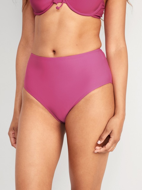 Bas de bikini à taille haute pour Femme