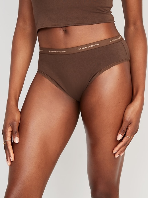 Image number 1 showing, High-Waisted Bikini Underwear