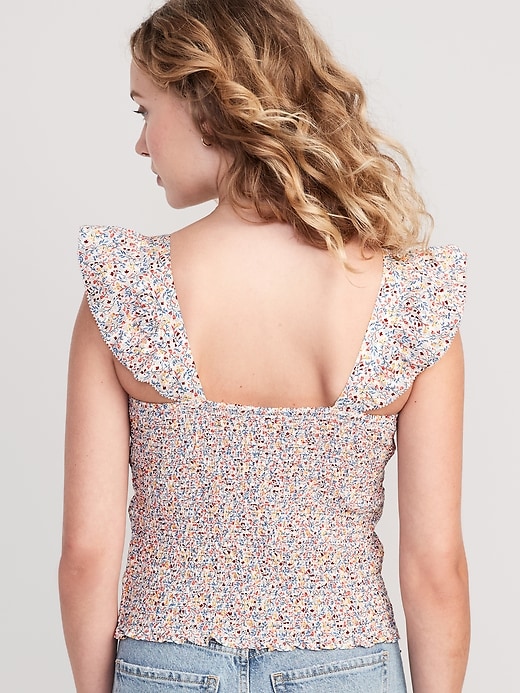 Image number 2 showing, Fitted Ruffle Top