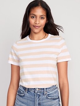EveryWear Striped T-Shirt for Women