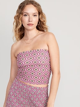 Cropped Tube Top for Women