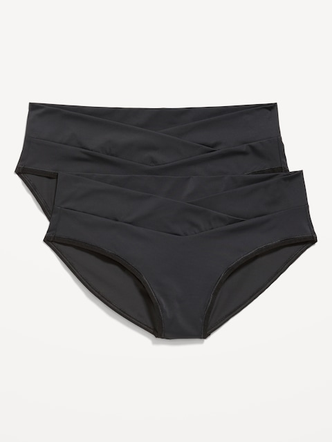 Maternity Low-Rise No-Show Bikini Underwear
