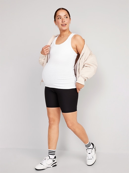 Image number 3 showing, Maternity UltraLite Rib-Knit Racerback Tank Top