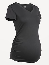 Image number 2 showing, Maternity V-Neck T-Shirt