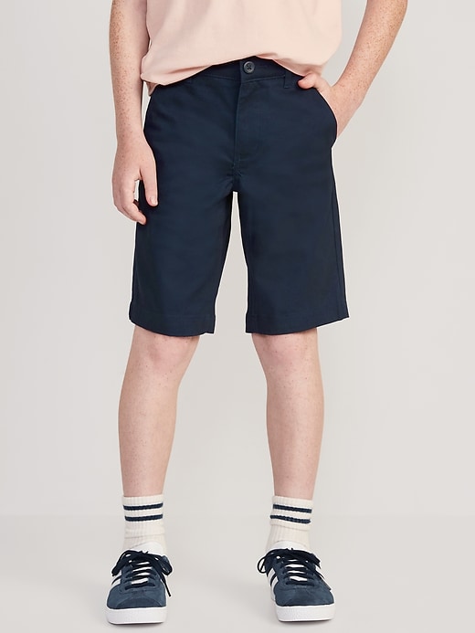 View large product image 1 of 3. Knee Length Twill Shorts for Boys