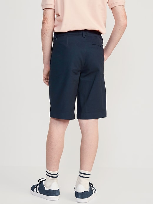 View large product image 2 of 3. Knee Length Twill Shorts for Boys