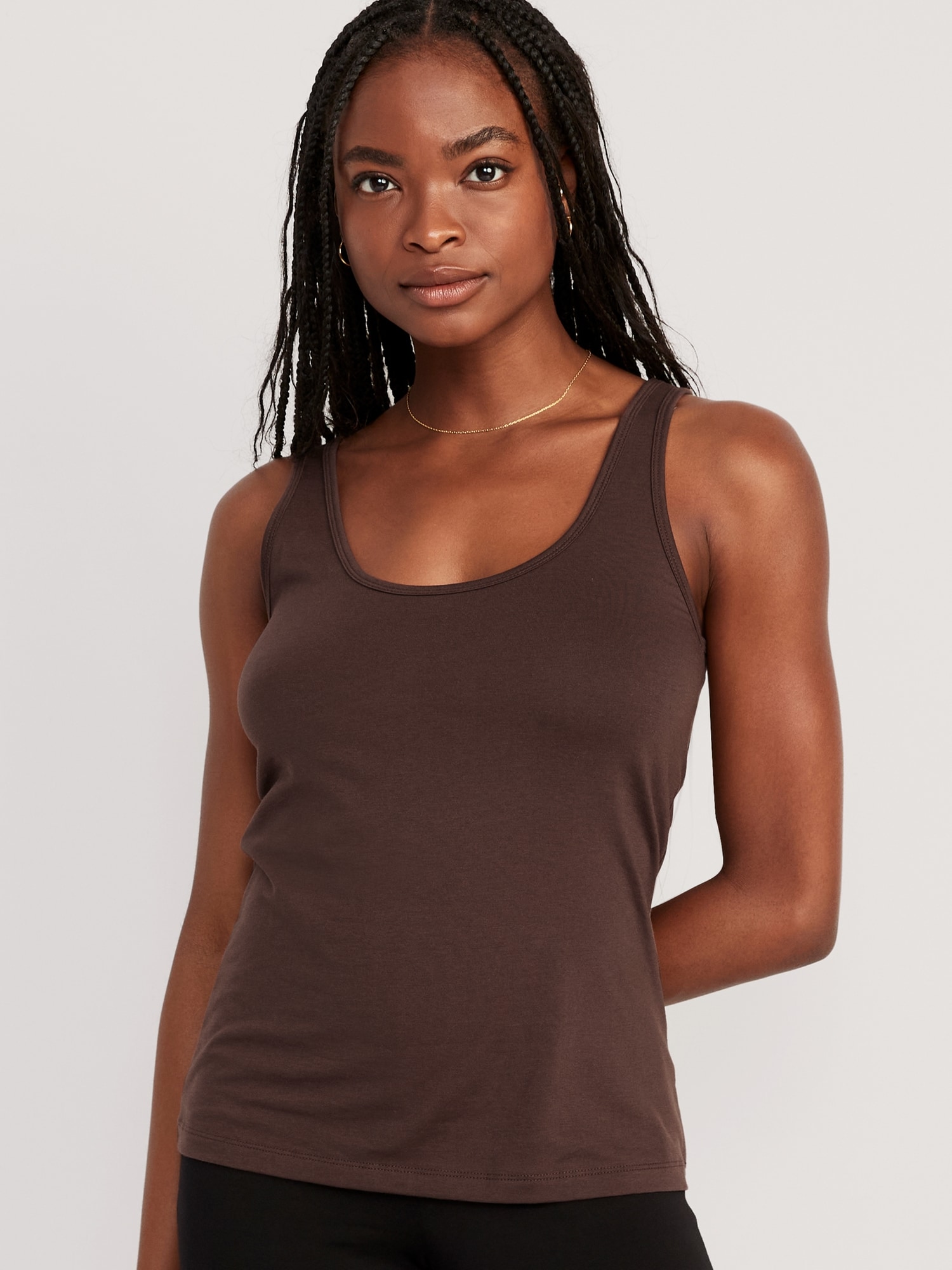 Old Navy First-Layer Tank Top for Women brown. 1