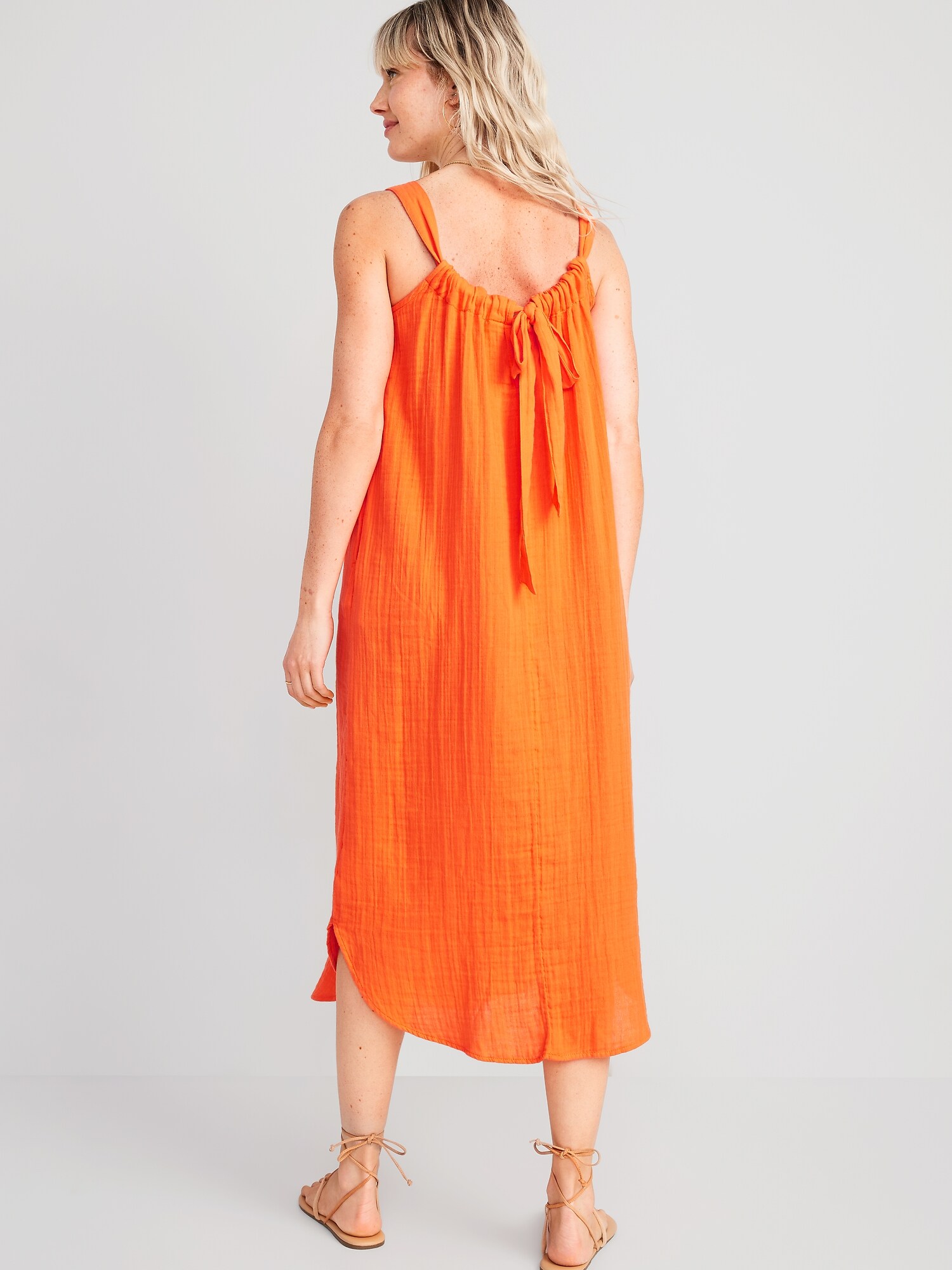 Sleeveless Shirred Maxi Dress For Women Old Navy