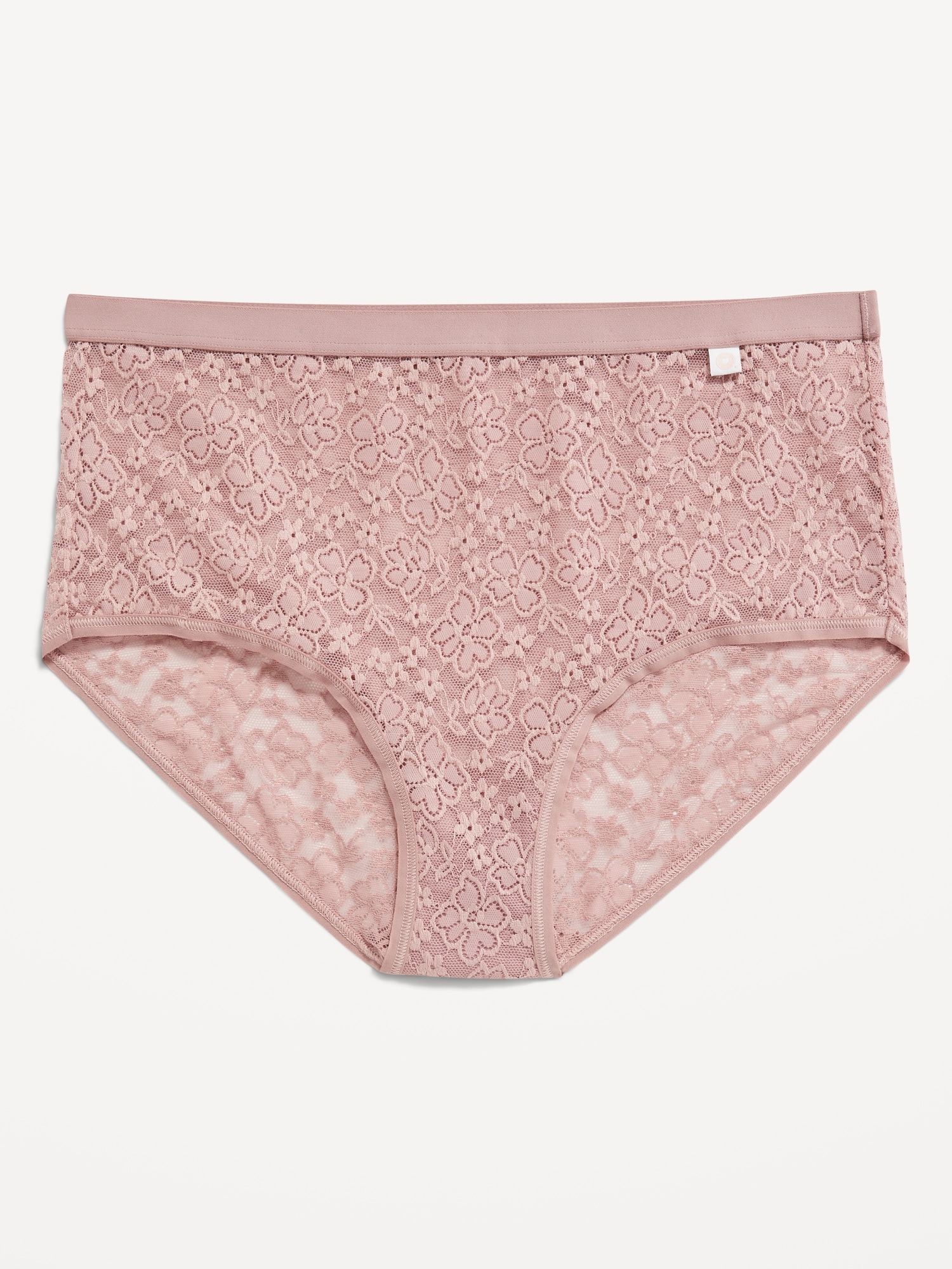 Old Navy High-Waisted Lace Bikini Underwear for Women pink. 1