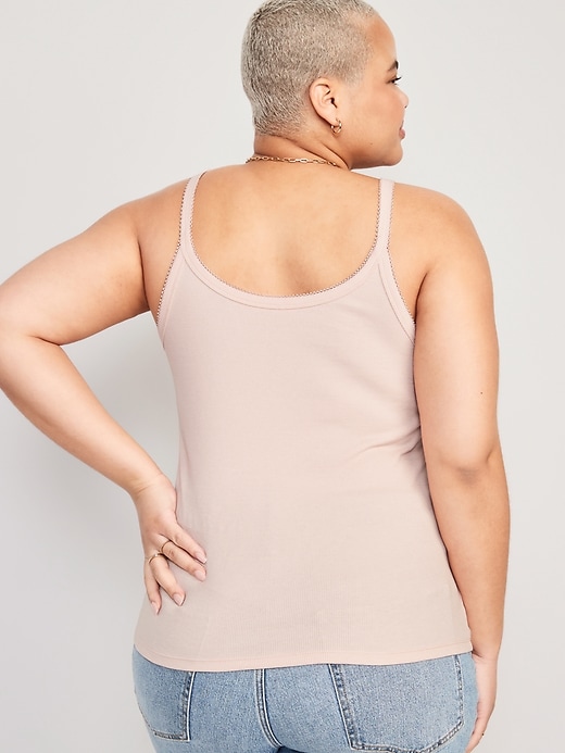 Image number 8 showing, Lace-Trim Tank Top