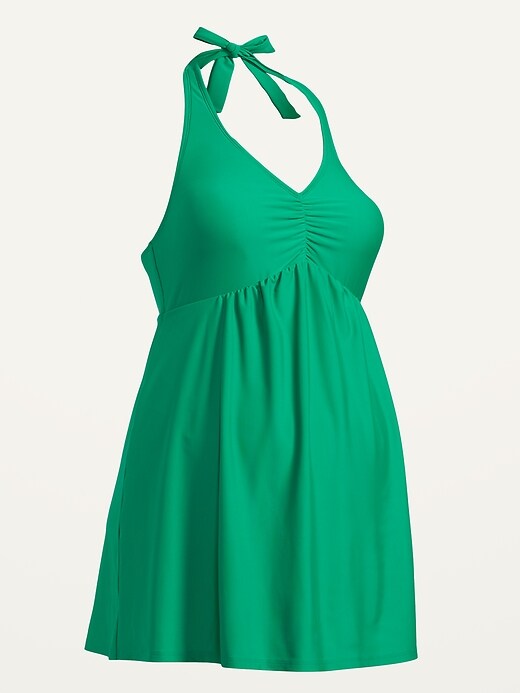 Maternity Halter Swim Dress Old Navy