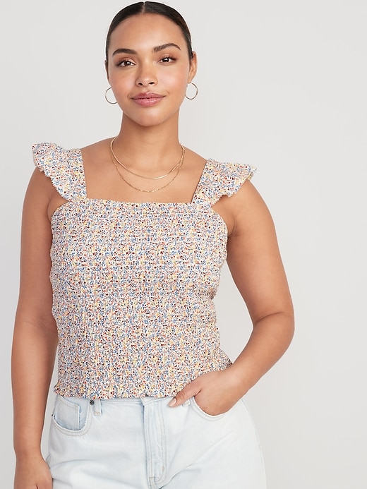 Image number 5 showing, Fitted Ruffle Top