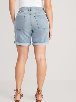 Denim shorts store 7 inseam