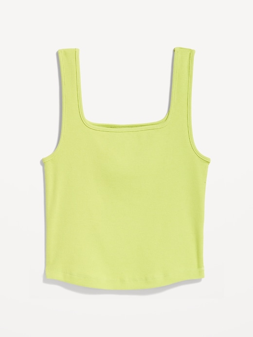 Image number 1 showing, Ultra-Crop Rib-Knit Tank Top