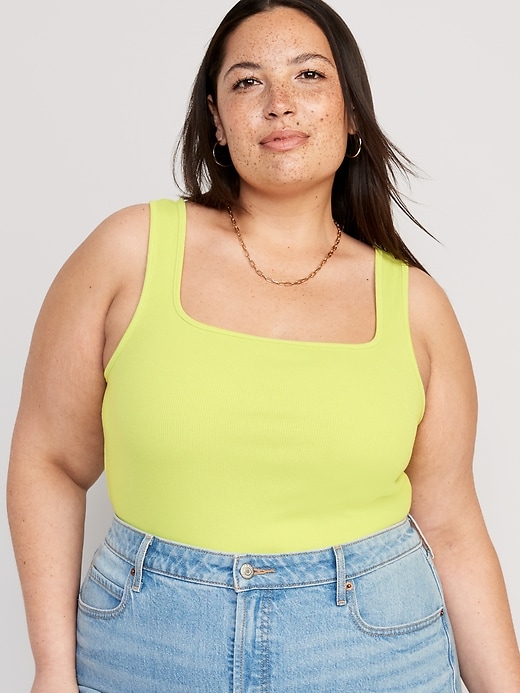 Image number 7 showing, Ultra-Crop Rib-Knit Tank Top