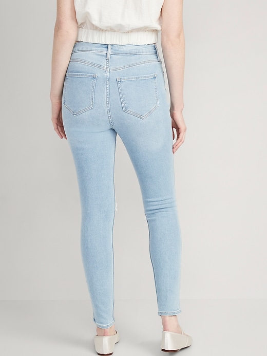 Image number 2 showing, Extra High-Waisted Rockstar 360° Stretch Super-Skinny Jeans