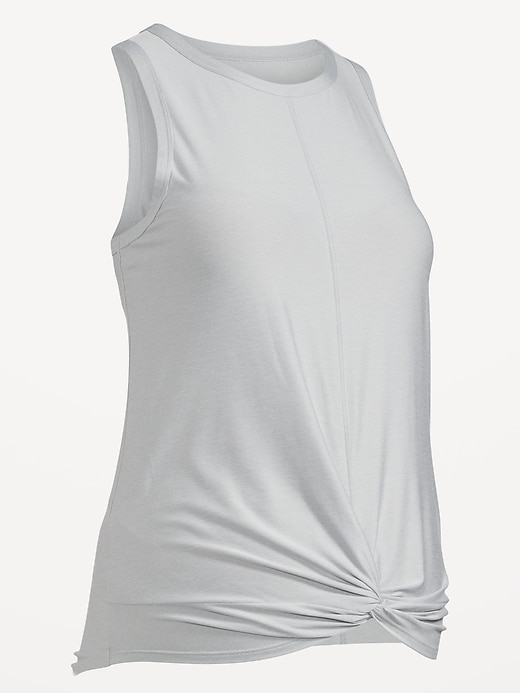 Image number 4 showing, Maternity Sleeveless Cloud 94 Soft Twist-Front Top