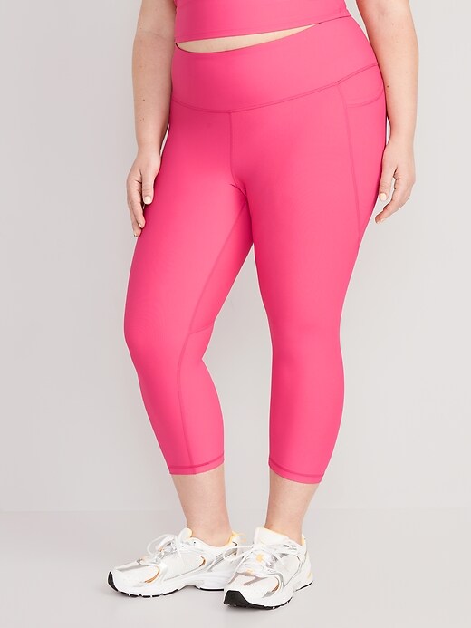 High-Waisted PowerSoft Crop Leggings for Women | Old Navy