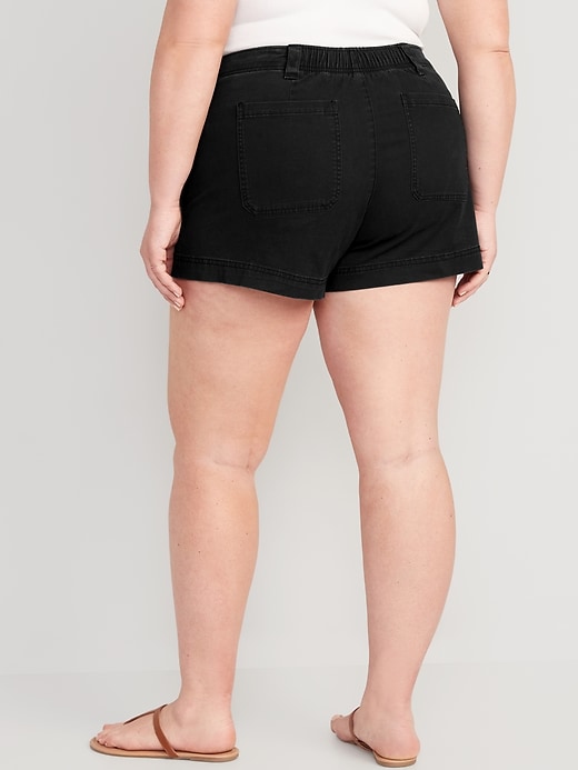 NECHOLOGY Plus Size Shorts For Women Women's Petite Flex-to-go Mid-Rise  Relaxed Fit Cargo Bermuda Short Black X-Large