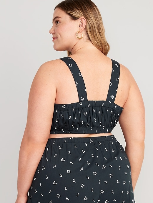 Image number 8 showing, Sleeveless Button-Front Bralette Pajama Top