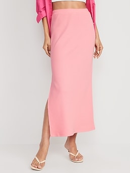 Pull-On Rib-Knit Maxi Skirt | Old Navy