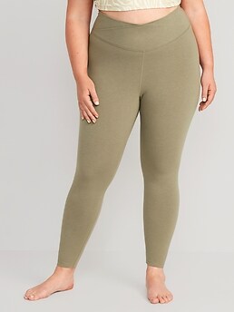 Extra High-Waisted PowerChill Crossover 7/8-Length Leggings for Women