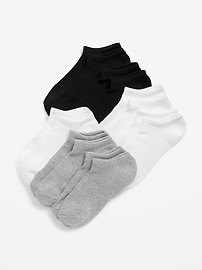 Image number 1 showing, Ankle Socks 7-Pack for Girls