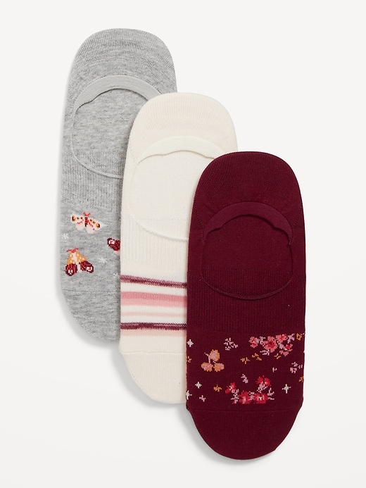 Image number 1 showing, No-Show Sneaker Socks 3-Pack for Women