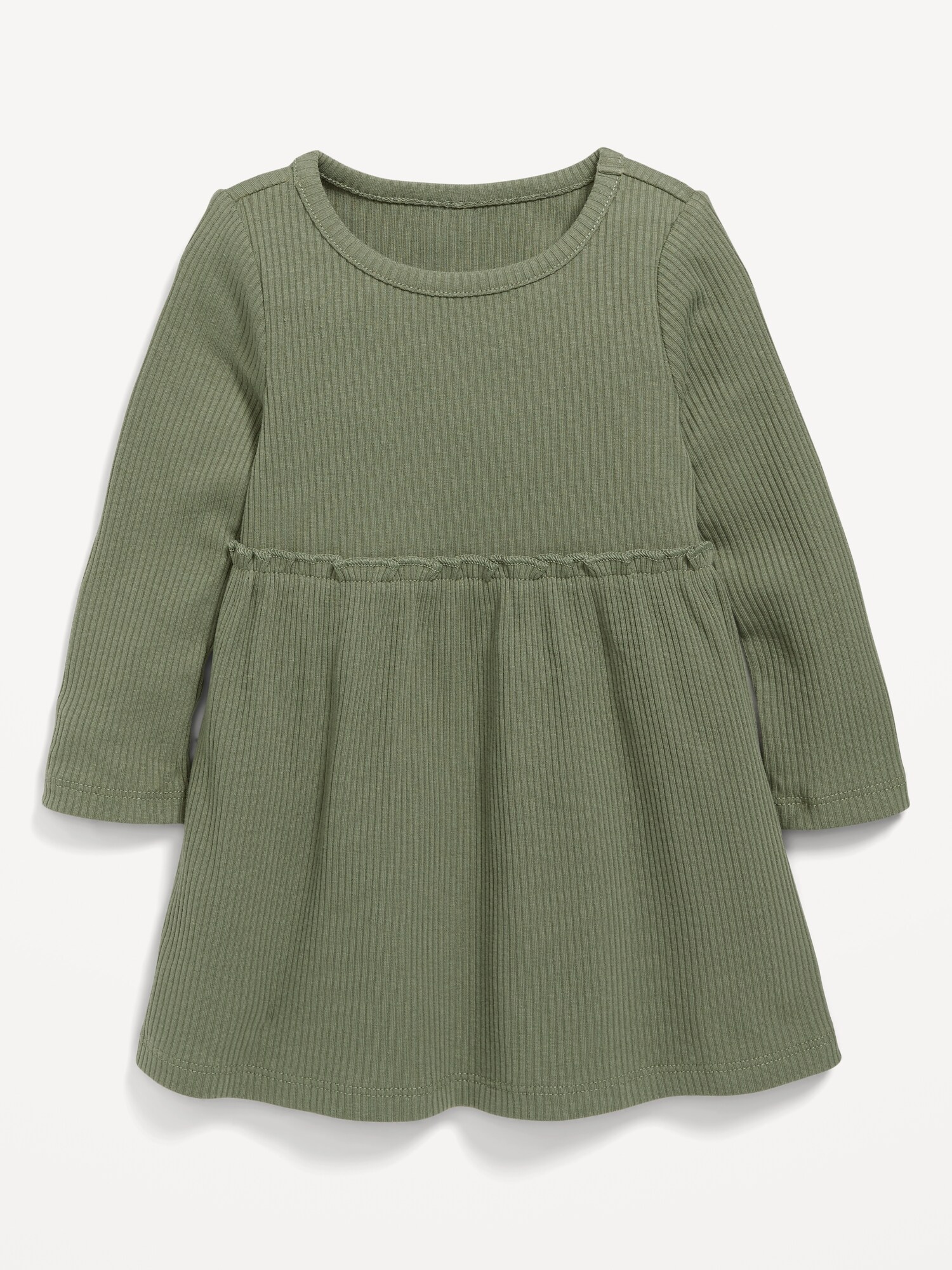 Robe Tricotée Fille Manches Longues Col Rond - Coupe A Côtelée Pour Hiver, Cérémonie Et Quotidien 6-14 Ans