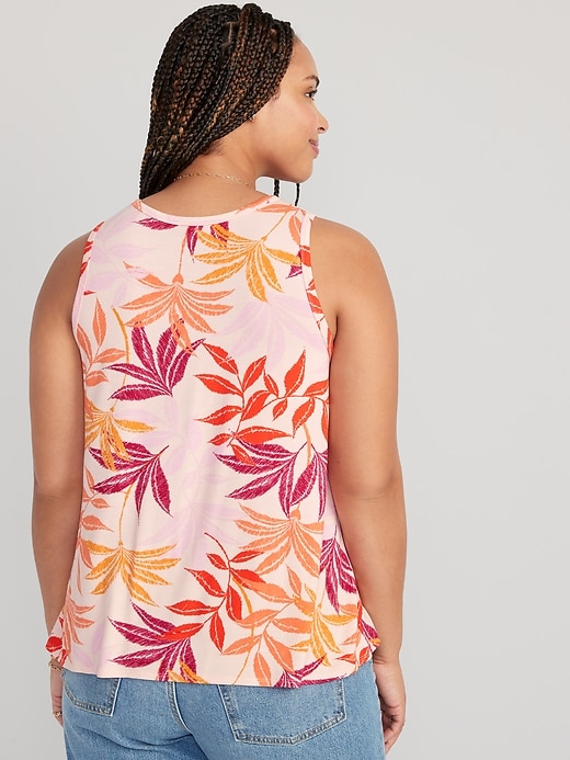 Image number 6 showing, Sleeveless Luxe Floral-Print T-Shirt