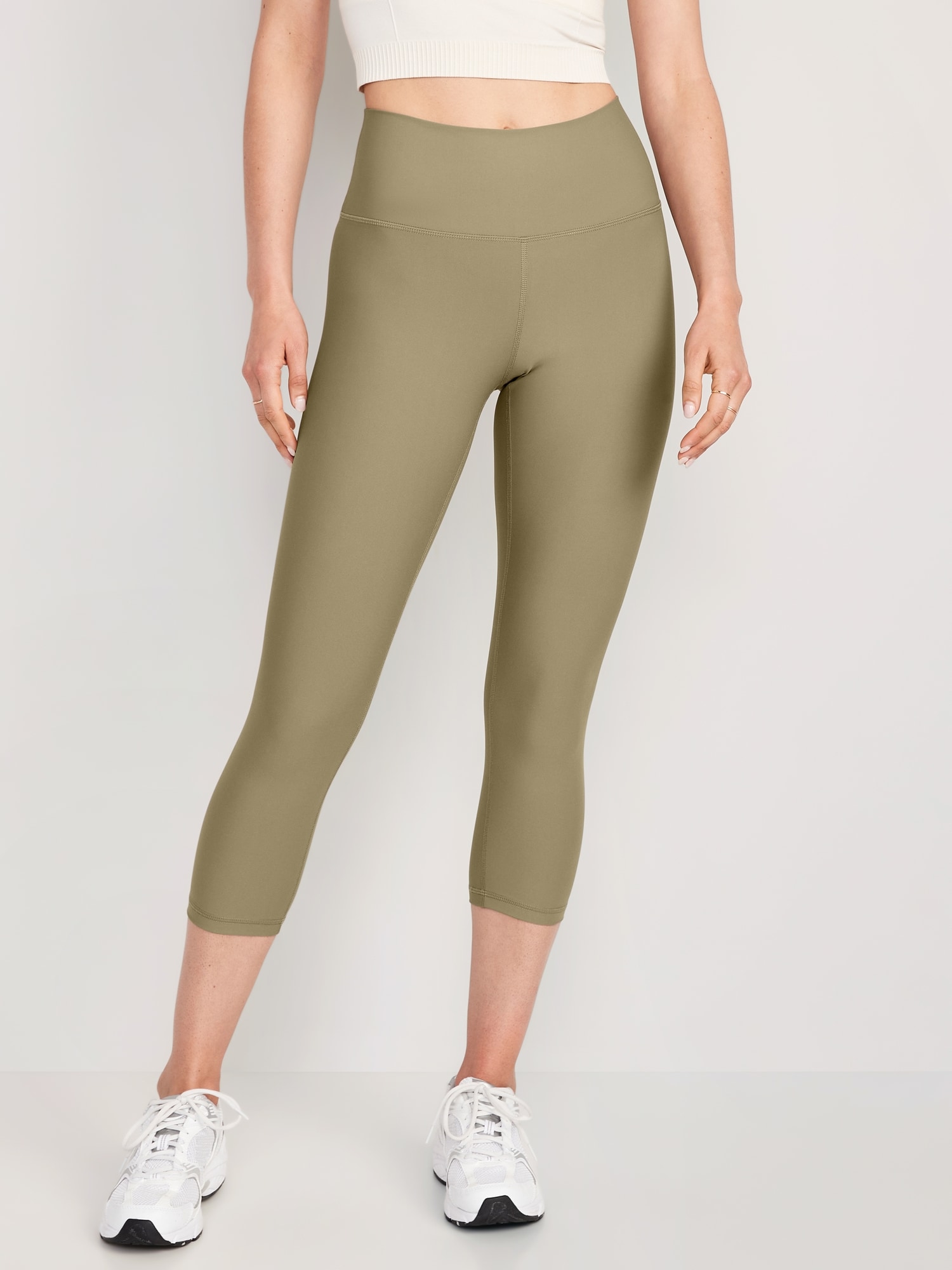 High-Waisted PowerSoft Crop Leggings