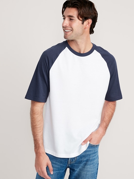 ★KIRSH★ Color Block Raglan T-Shirt White Color-Block Raglan T-Shirt | Old Navy