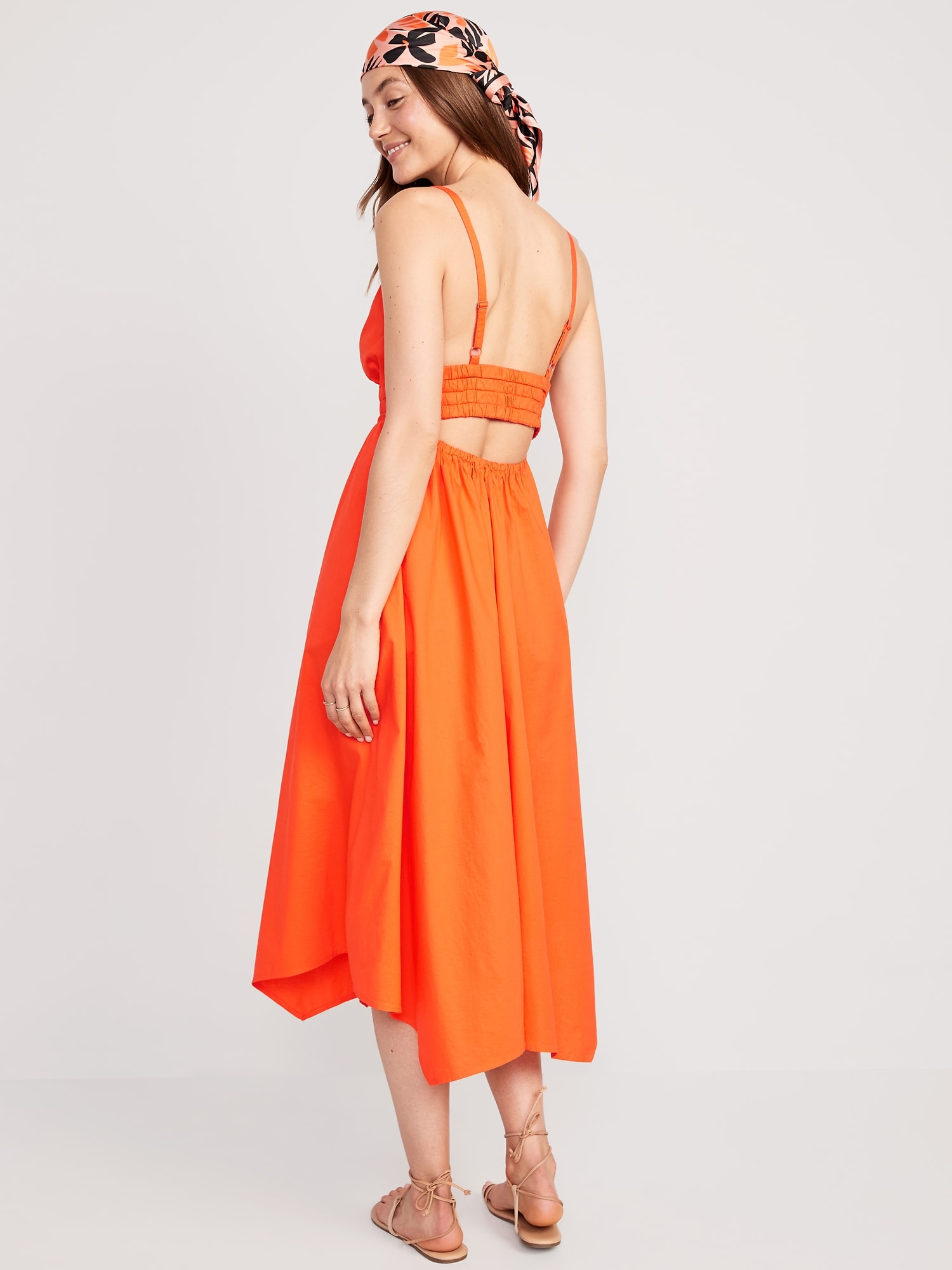 Waist-Defined Sleeveless Smocked Maxi Dress | Old Navy
