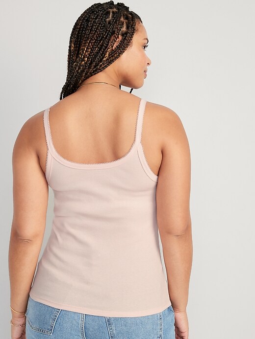 Image number 6 showing, Lace-Trim Tank Top