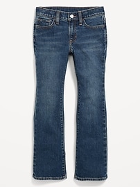 View large product image 4 of 5. Mid-Rise Built-In Tough Boot-Cut Jeans for Girls