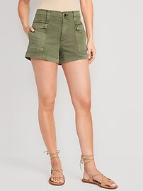 Comfort Fit Mid waist Shorts with 50% discount!